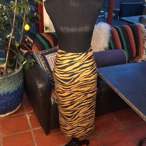 Zara Trafaluc midi pencil skirt
